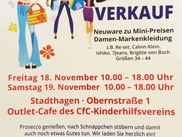 CHARITY OUTLET IN STADTHAGEN